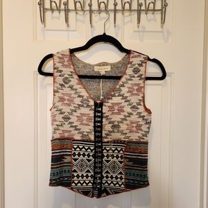 Guilded Intent Multicolor Patterned Women's Top